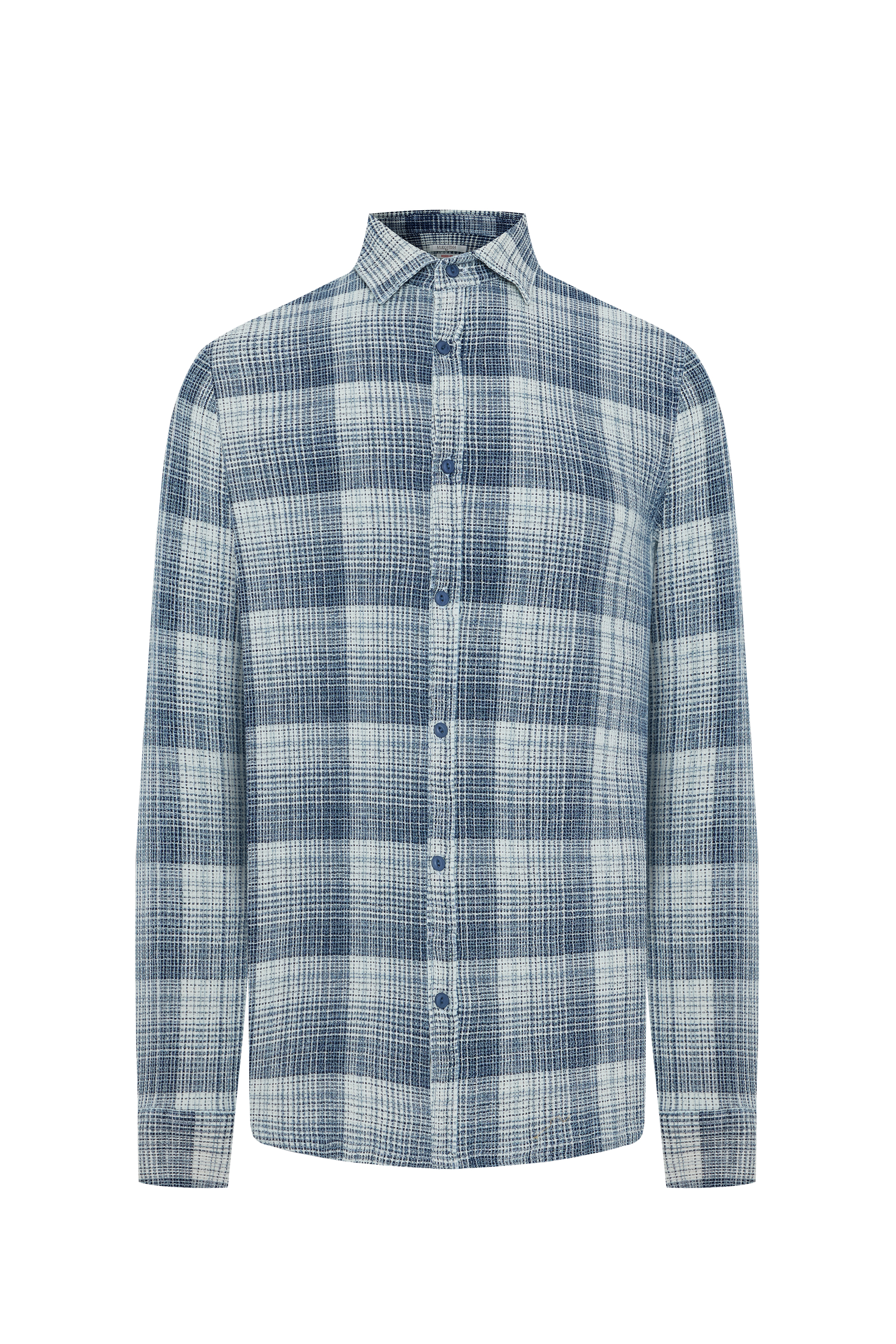 EKOSELİ DOKULU REGULAR FIT GÖMLEK