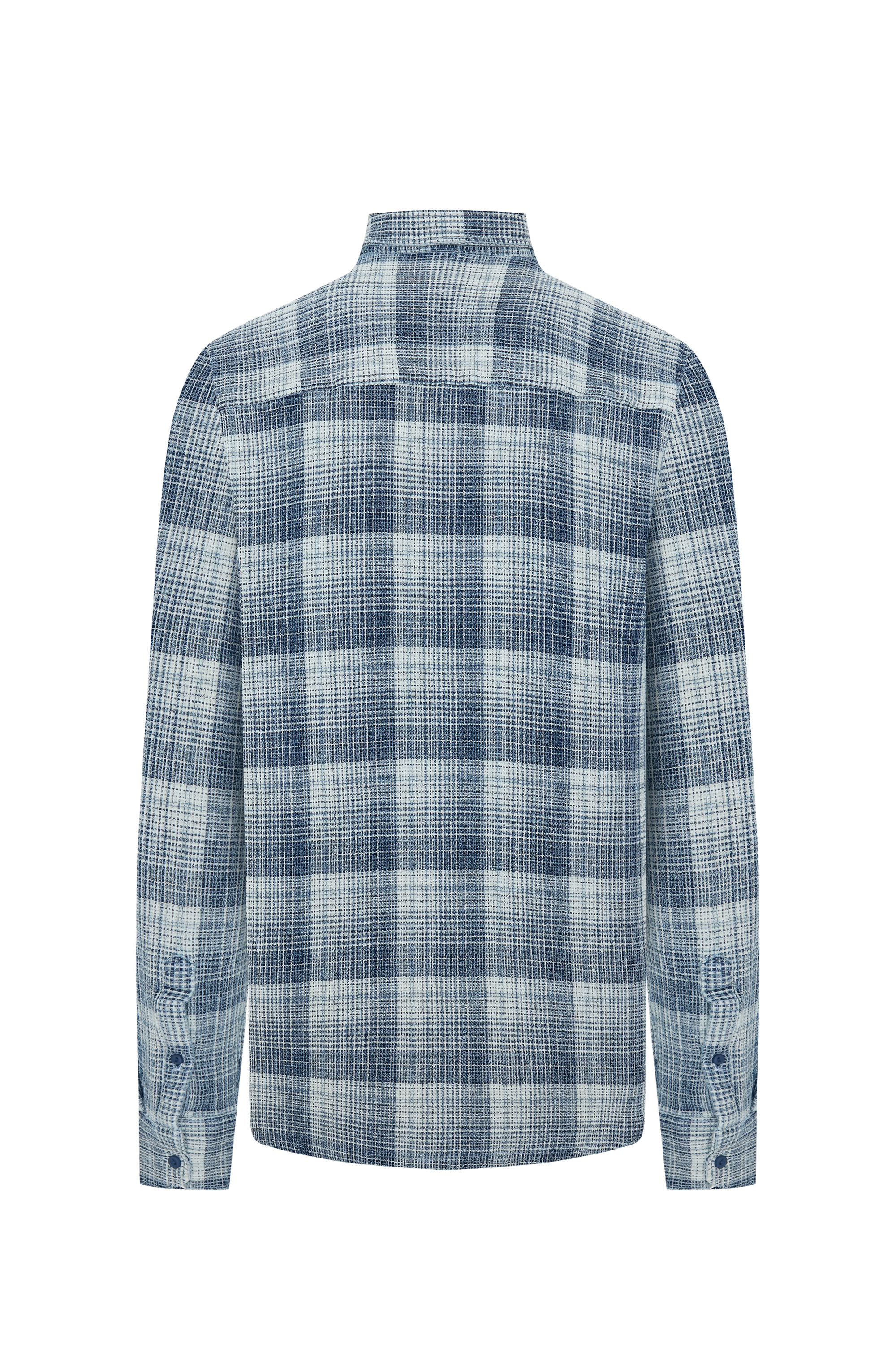 EKOSELİ DOKULU REGULAR FIT GÖMLEK