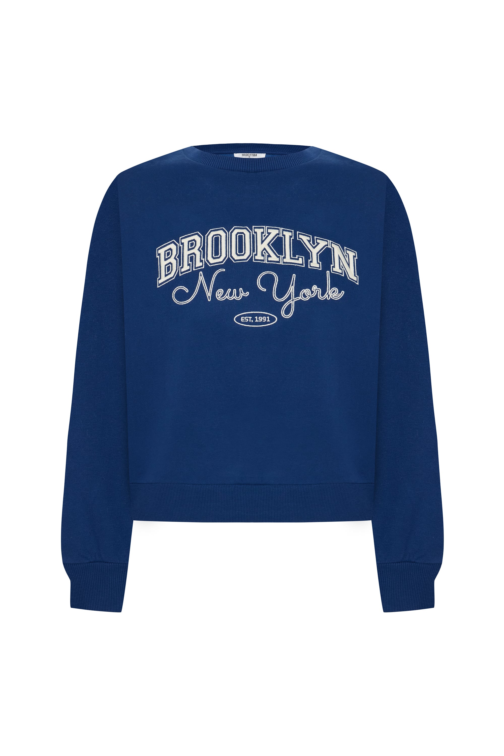 NAKIŞLI OVERSIZE SWEATSHIRT