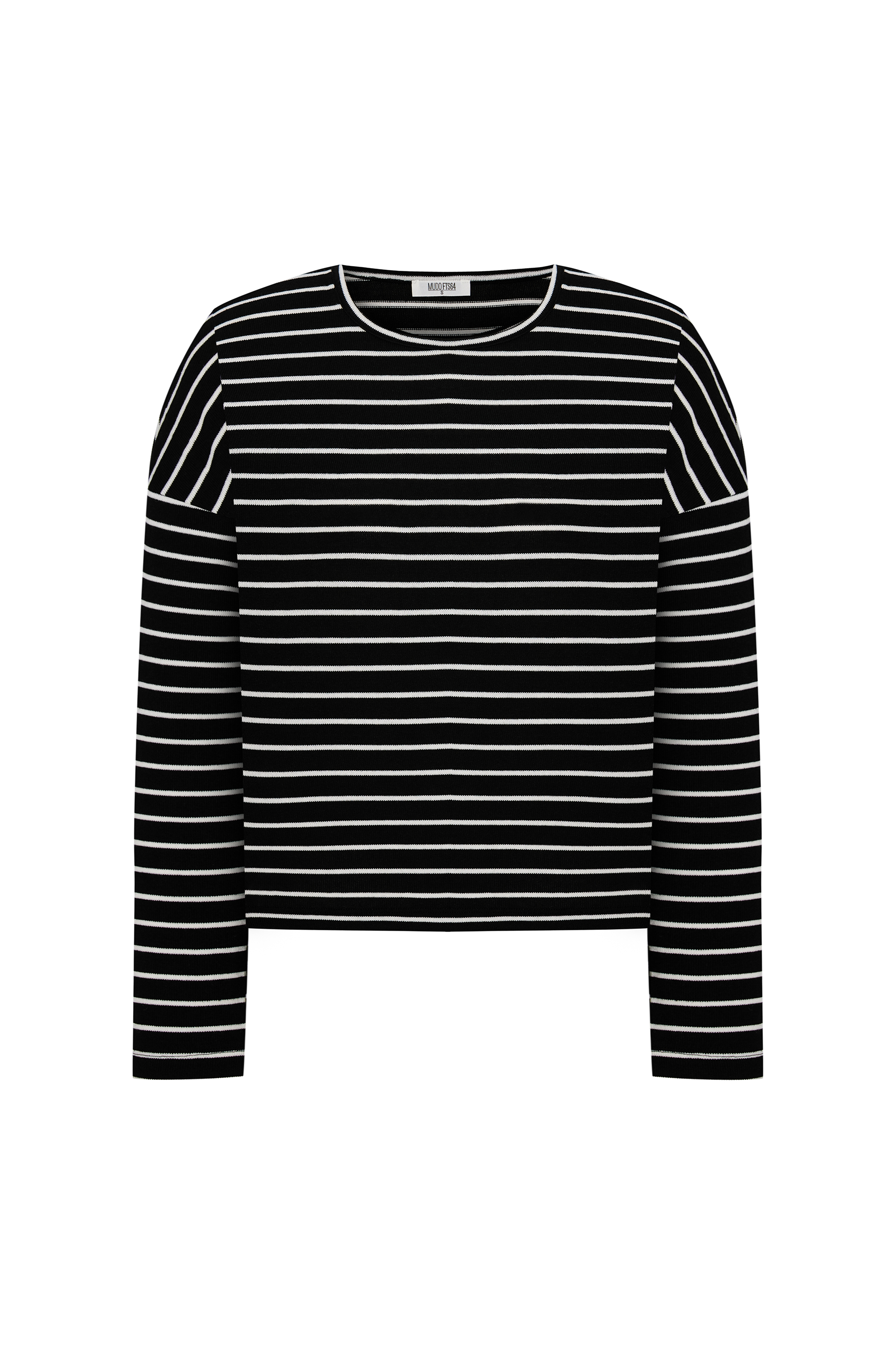 ÇİZGİLİ BİSİKLET YAKA KAZAK