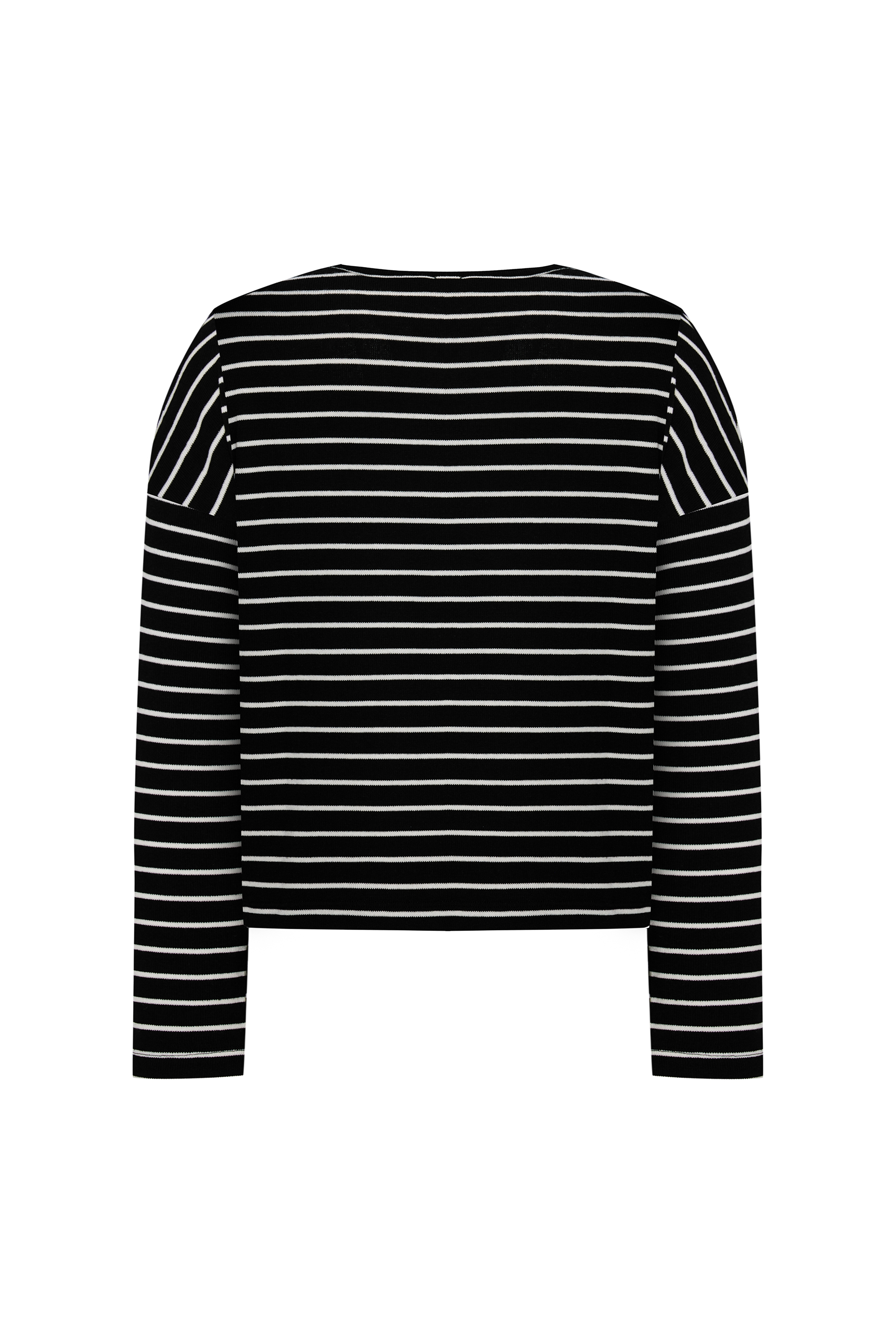 ÇİZGİLİ BİSİKLET YAKA KAZAK