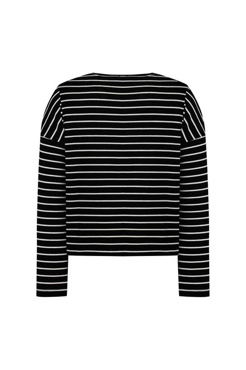  ÇİZGİLİ BİSİKLET YAKA KAZAK