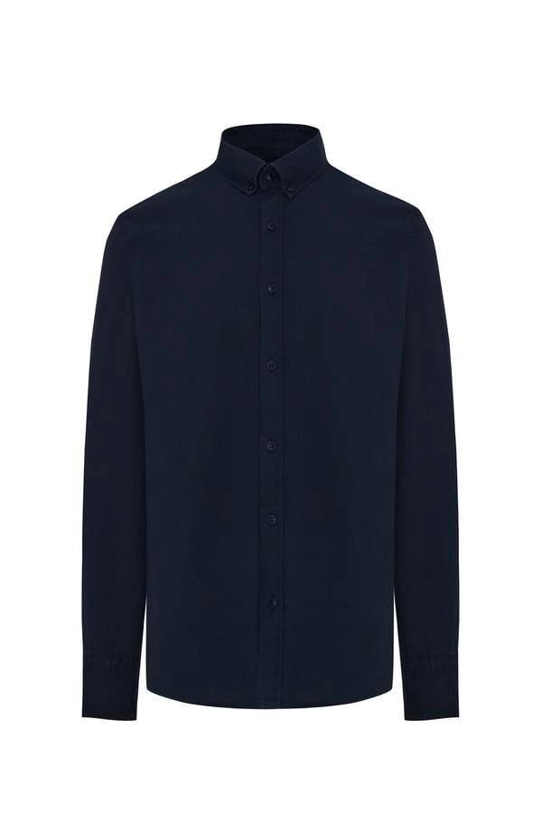 REGULAR FIT KADİFE GÖMLEK