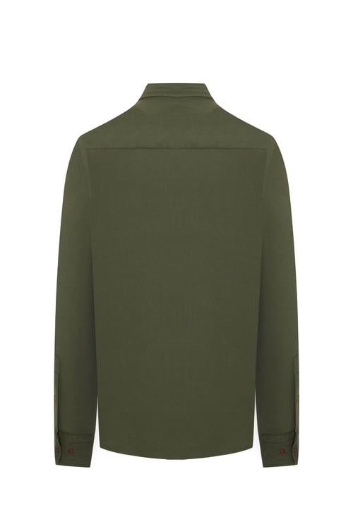  REGULAR FIT KADİFE GÖMLEK