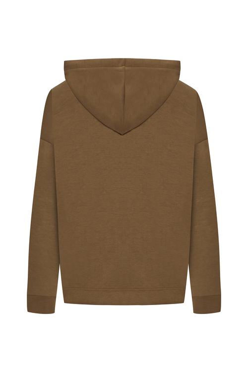  KAPÜŞONLU MODAL SWEATSHIRT