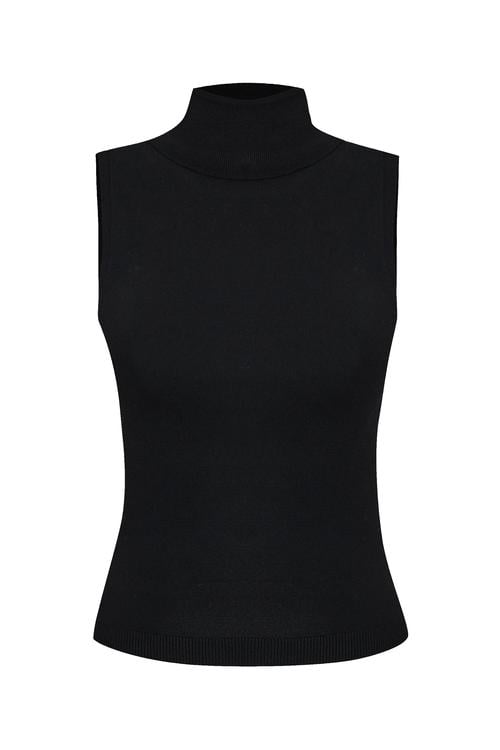  BALIKÇI YAKA KOLSUZ KAZAK