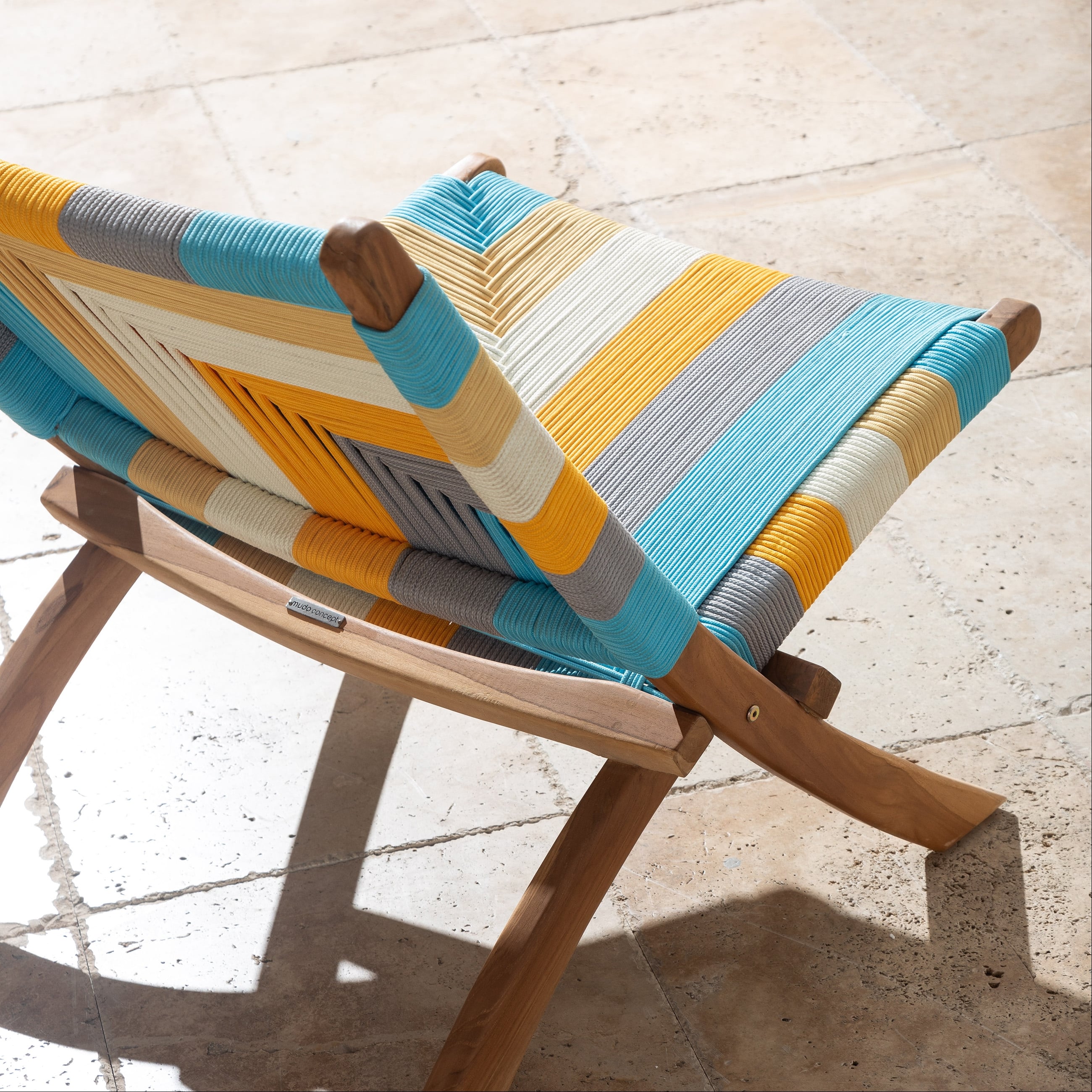 CATANIA SARI-MAVİ  KOLTUK