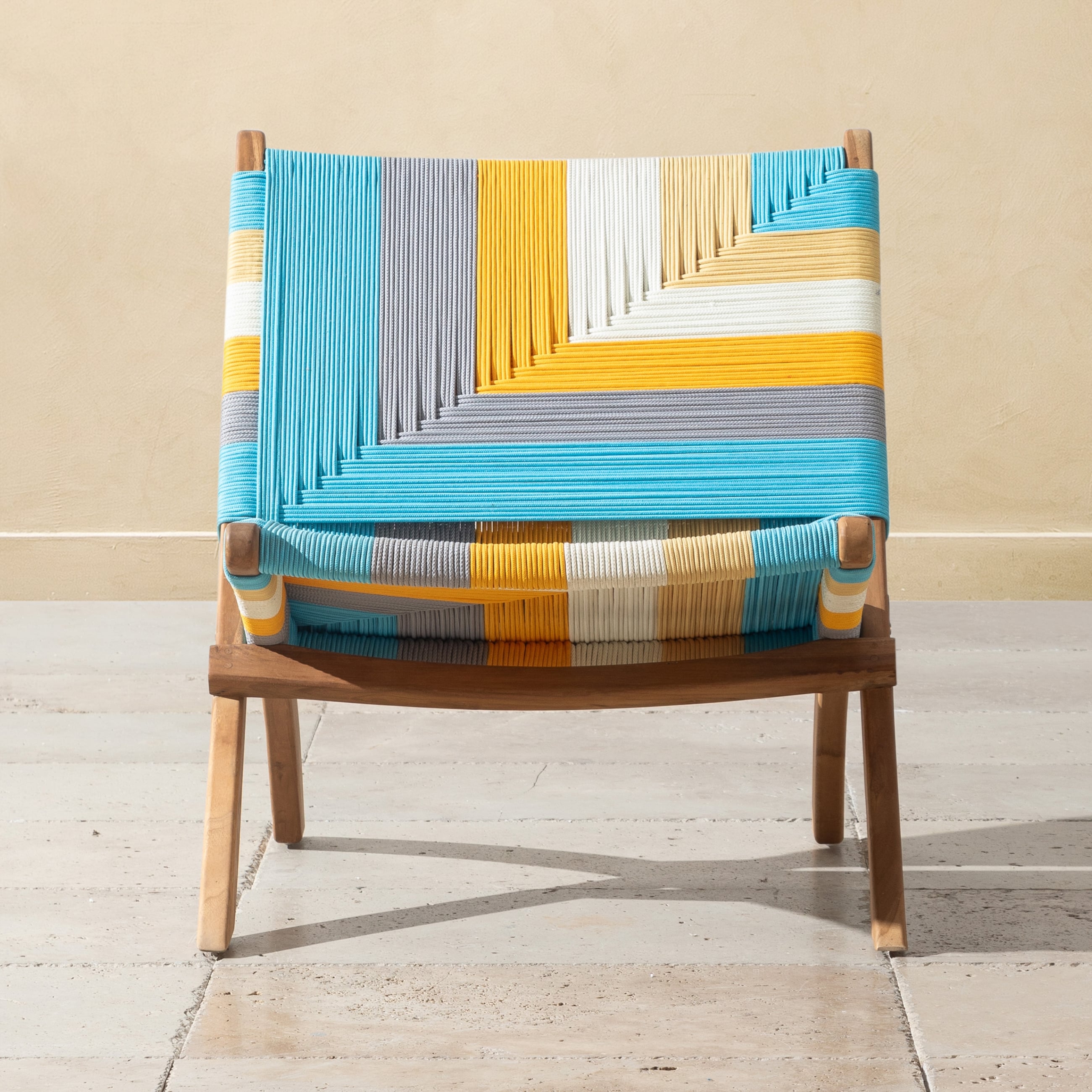 CATANIA SARI-MAVİ  KOLTUK