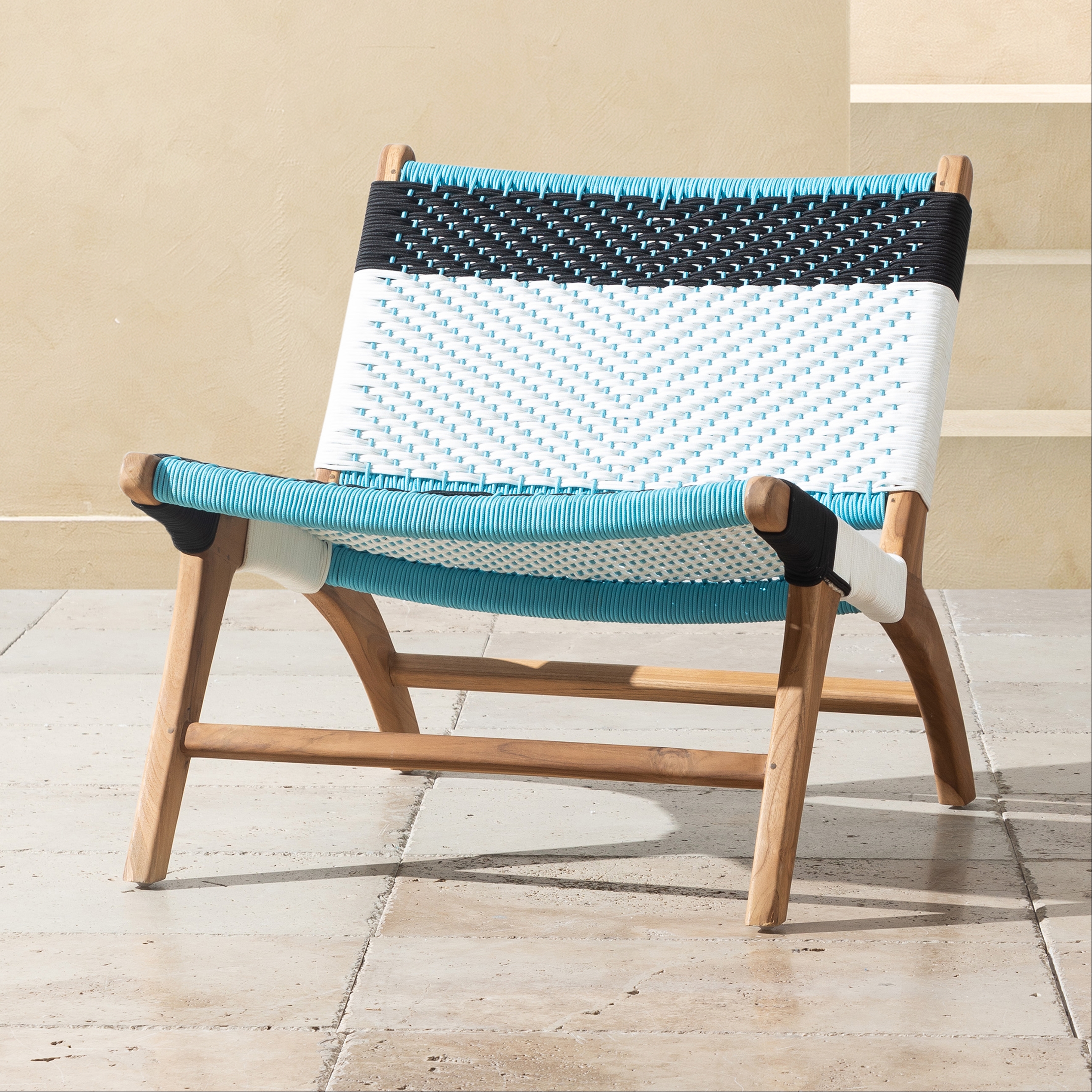 CATANIA BEYAZ-MAVİ KOLTUK