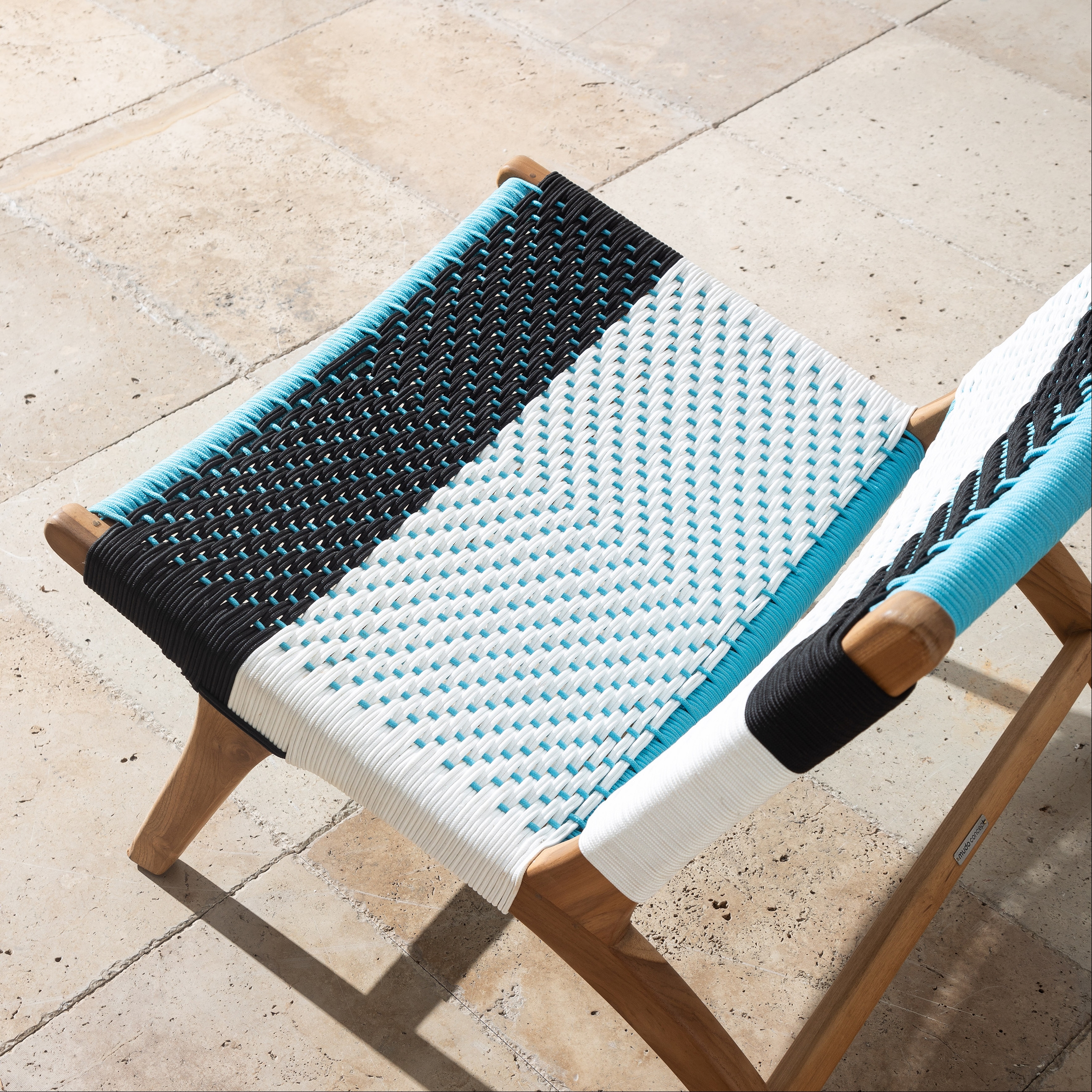 CATANIA BEYAZ-MAVİ KOLTUK