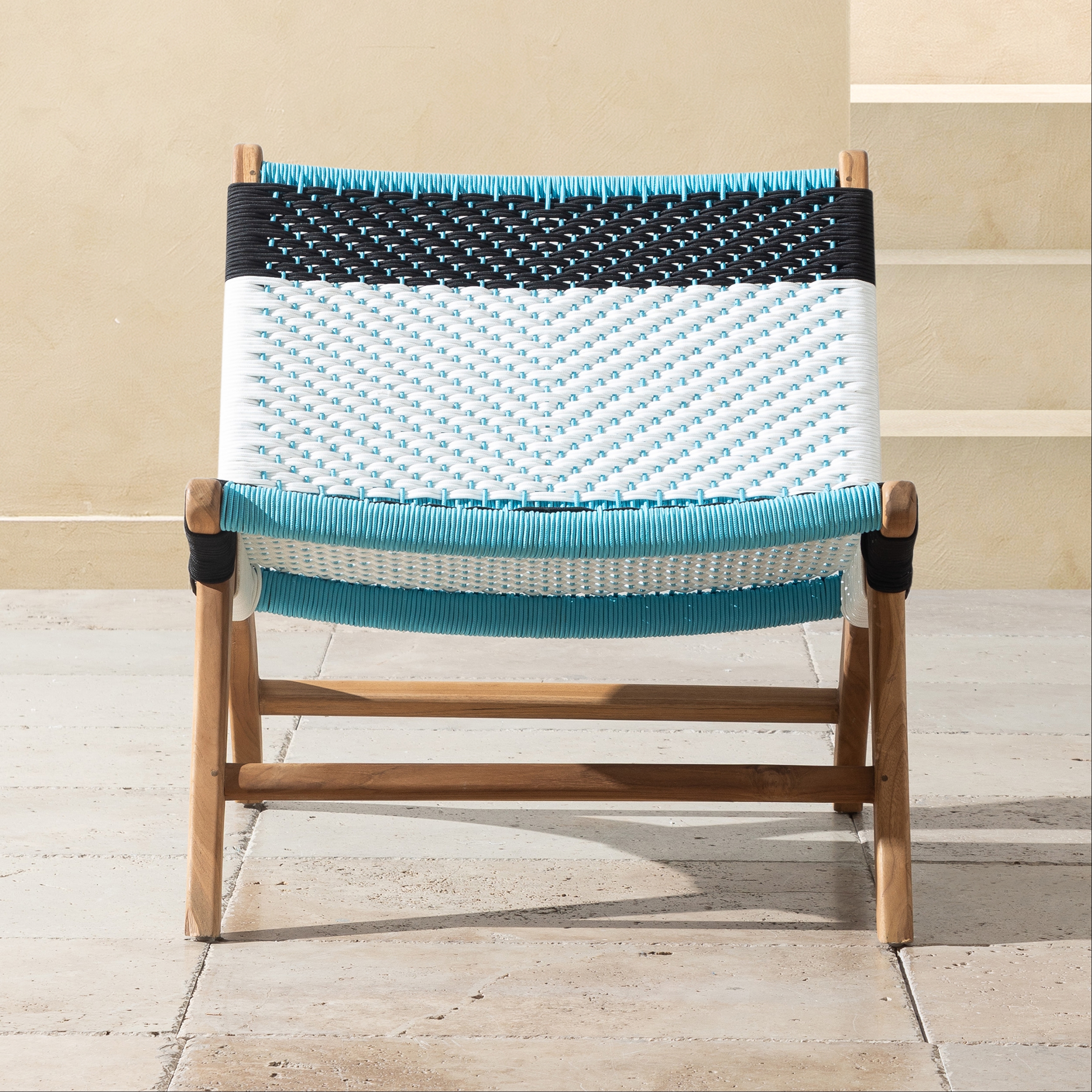 CATANIA BEYAZ-MAVİ KOLTUK