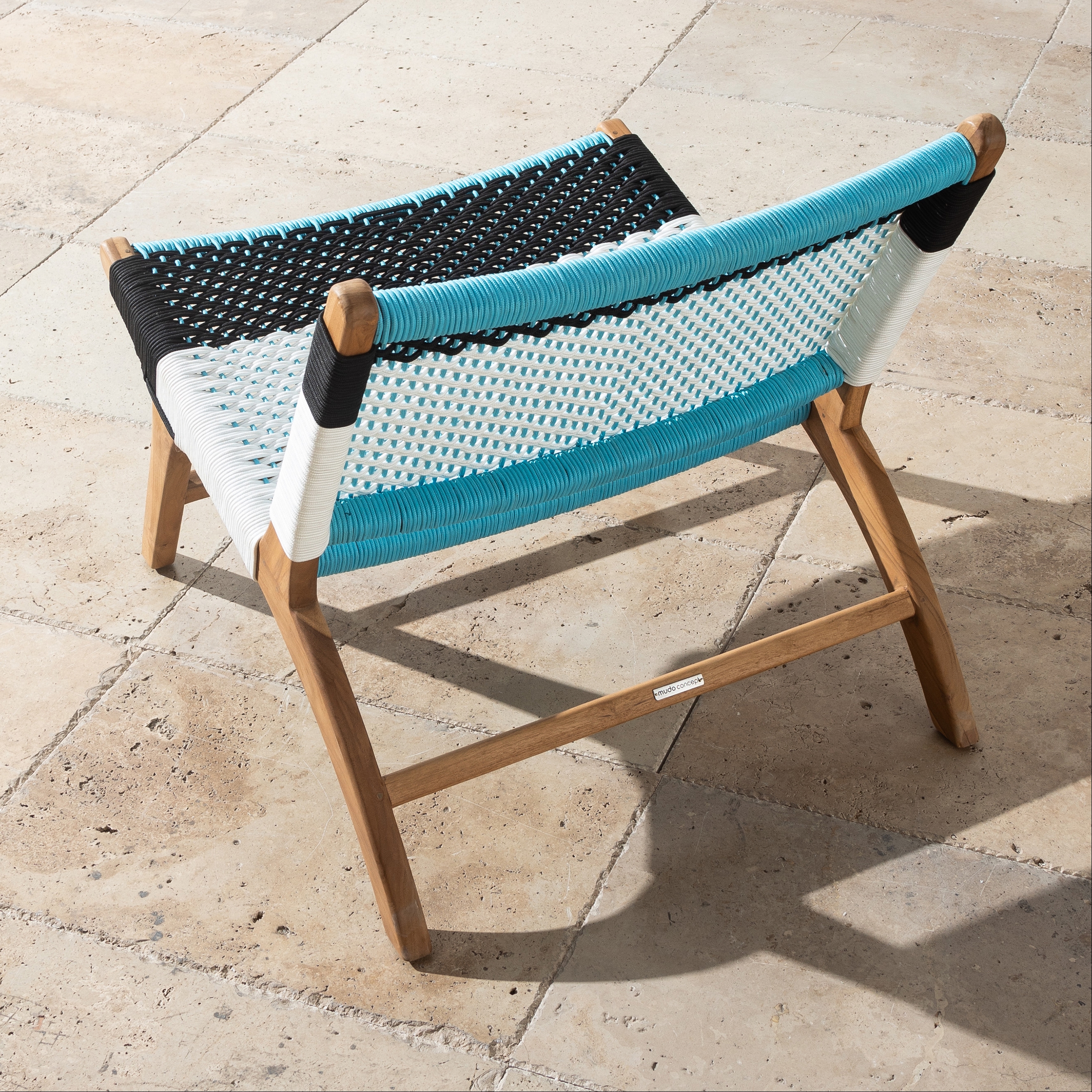 CATANIA BEYAZ-MAVİ KOLTUK