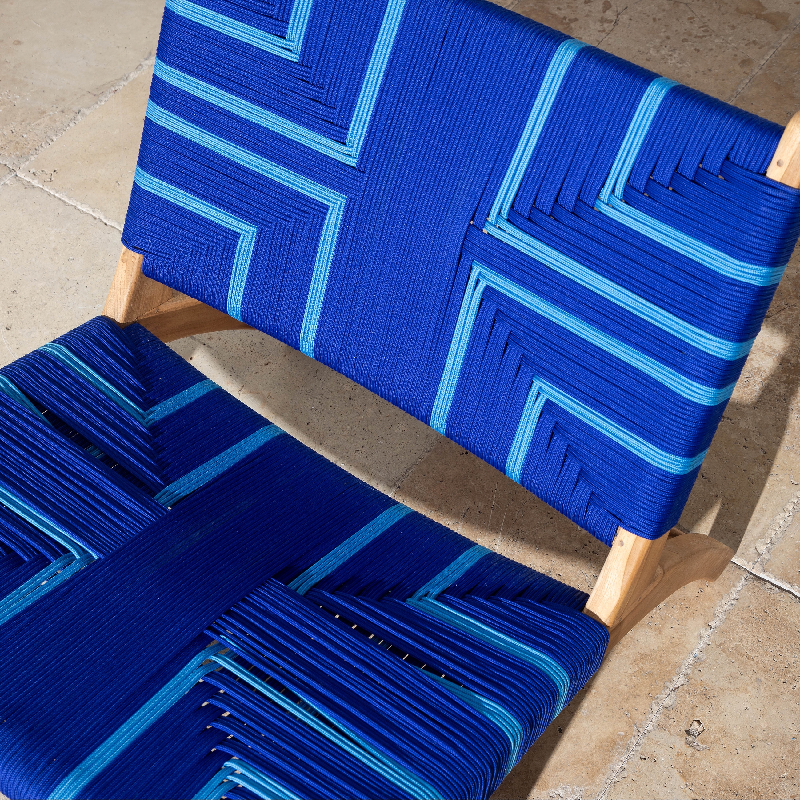 CATANIA LACİVERT-MAVİ KOLTUK KARELİ