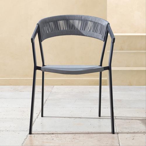  NAMPA KOLÇAKLI SANDALYE GRİ SİYAH