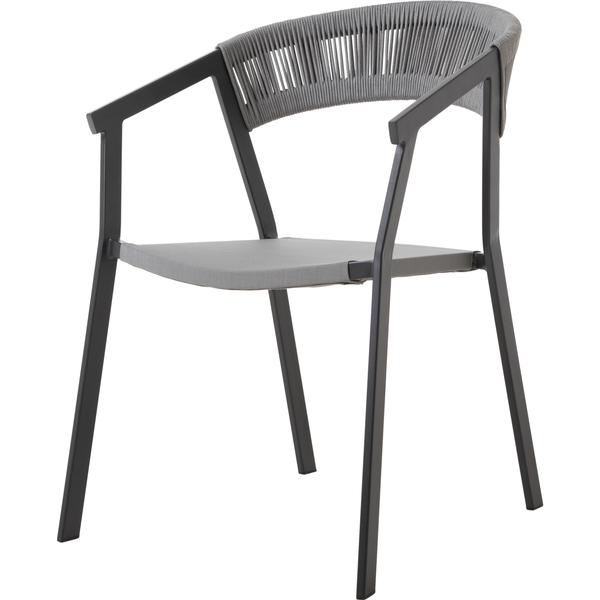 Mudo Concept Nampa Sandalye Gri Siyah Renksiz