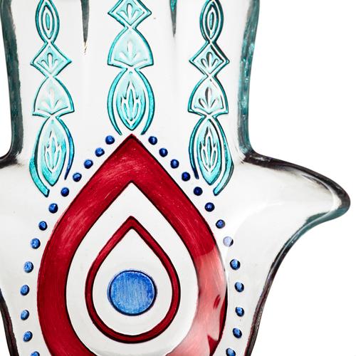  HAMSEA KIRMIZI DEKORATİF TABAK 27CM