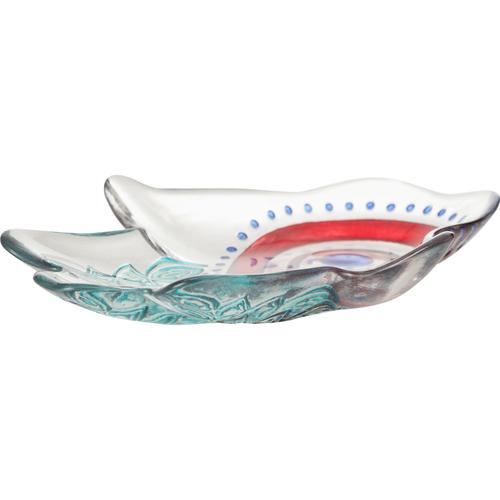 HAMSEA KIRMIZI DEKORATİF TABAK 27CM