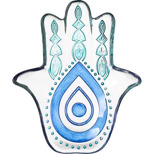  HAMSEA MAVİ DEKORATİF TABAK 27CM