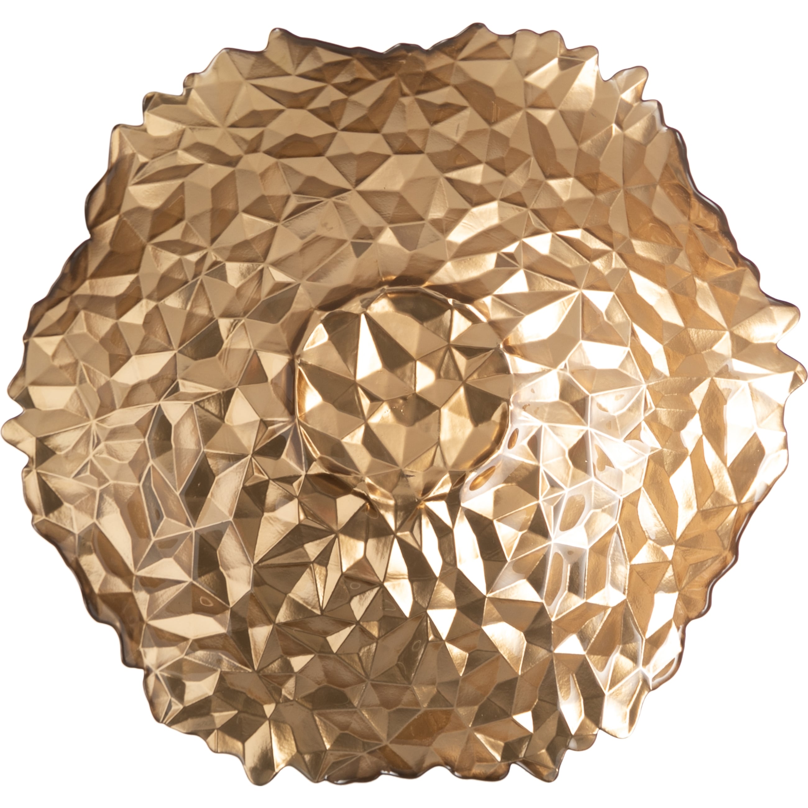 BLACK-GOLD DEKORATİF TABAK 36CM