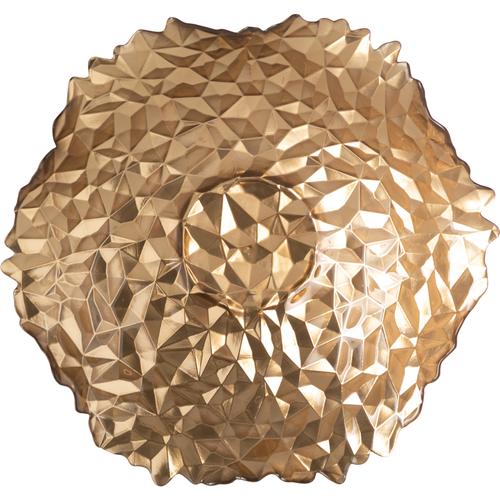  BLACK-GOLD DEKORATİF TABAK 36CM