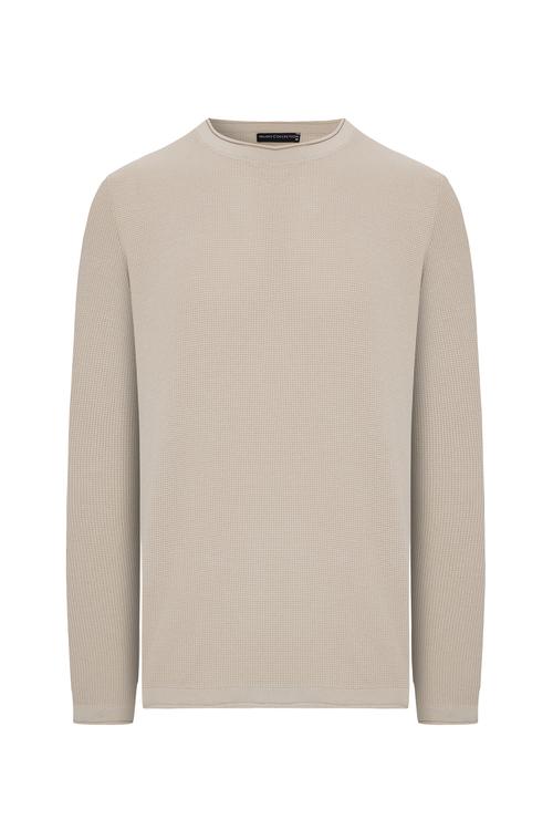 BİSİKLET YAKA TRİKO KAZAK