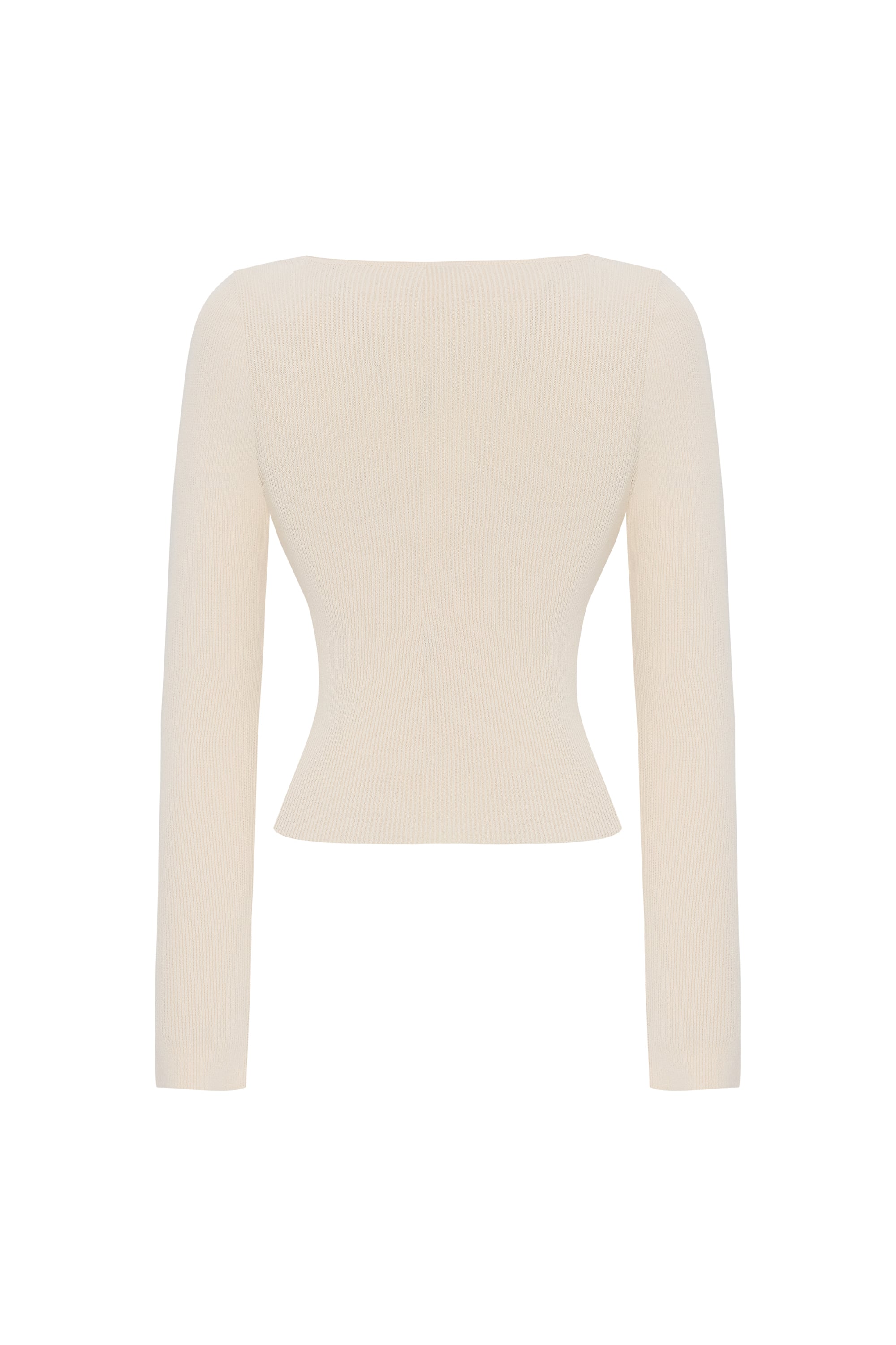 AÇIK YAKA TRİKO KAZAK