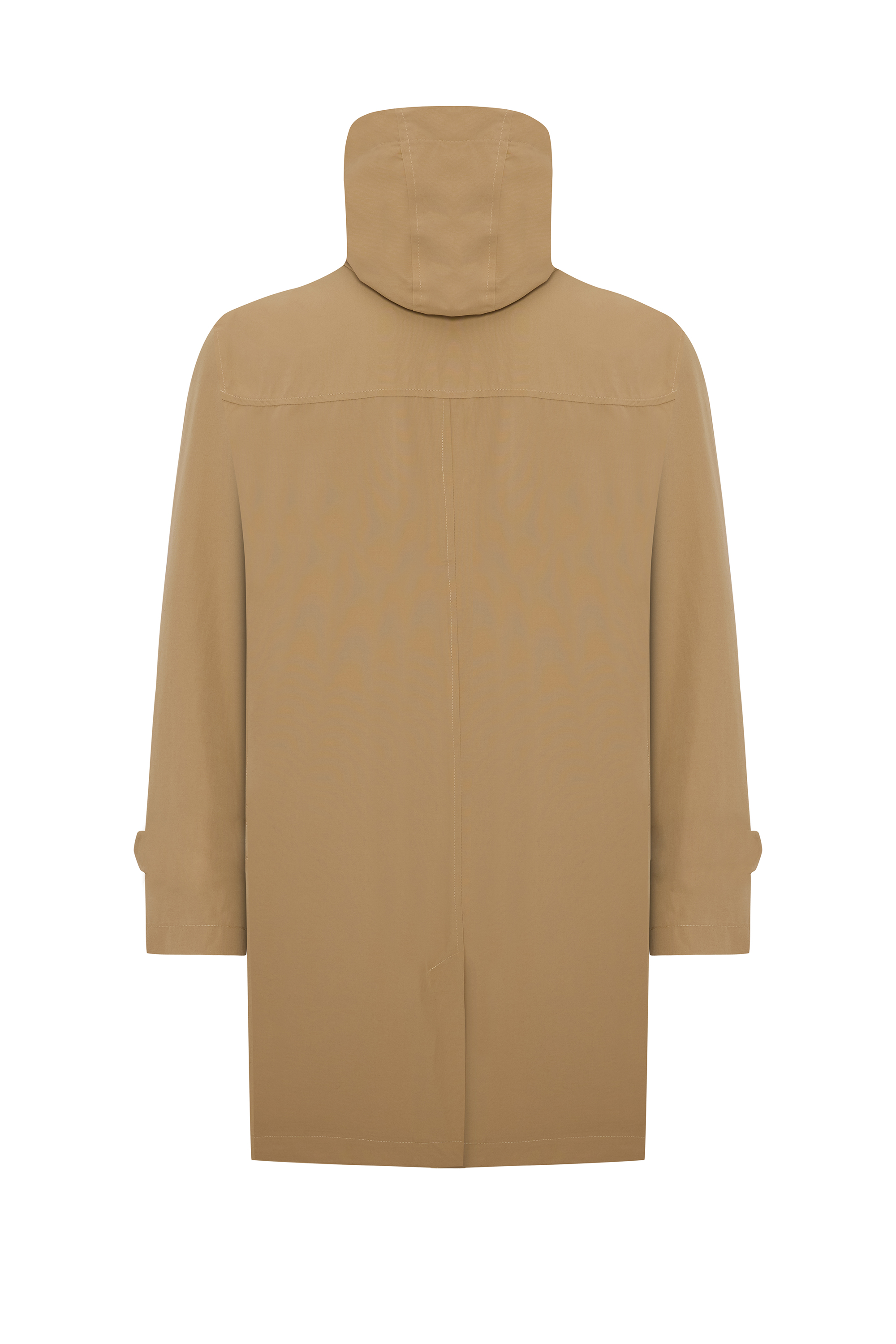 KAPÜŞONLU UZUN TRENÇKOT