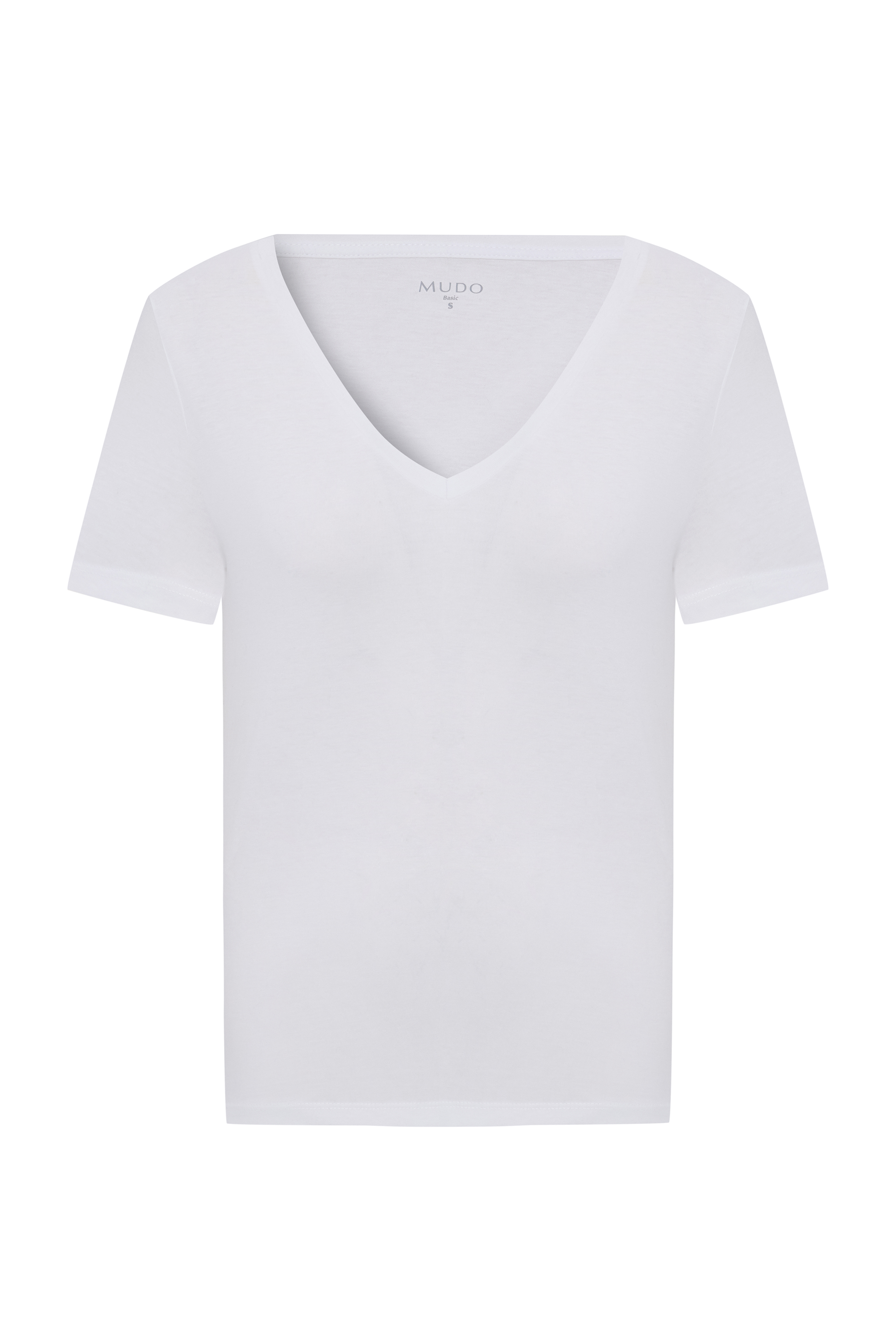 V YAKA KISA KOLLU T-SHIRT