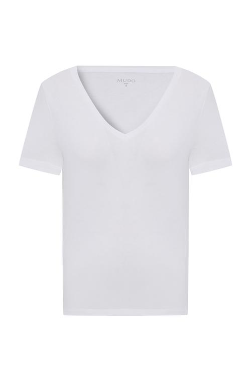  V YAKA KISA KOLLU T-SHIRT