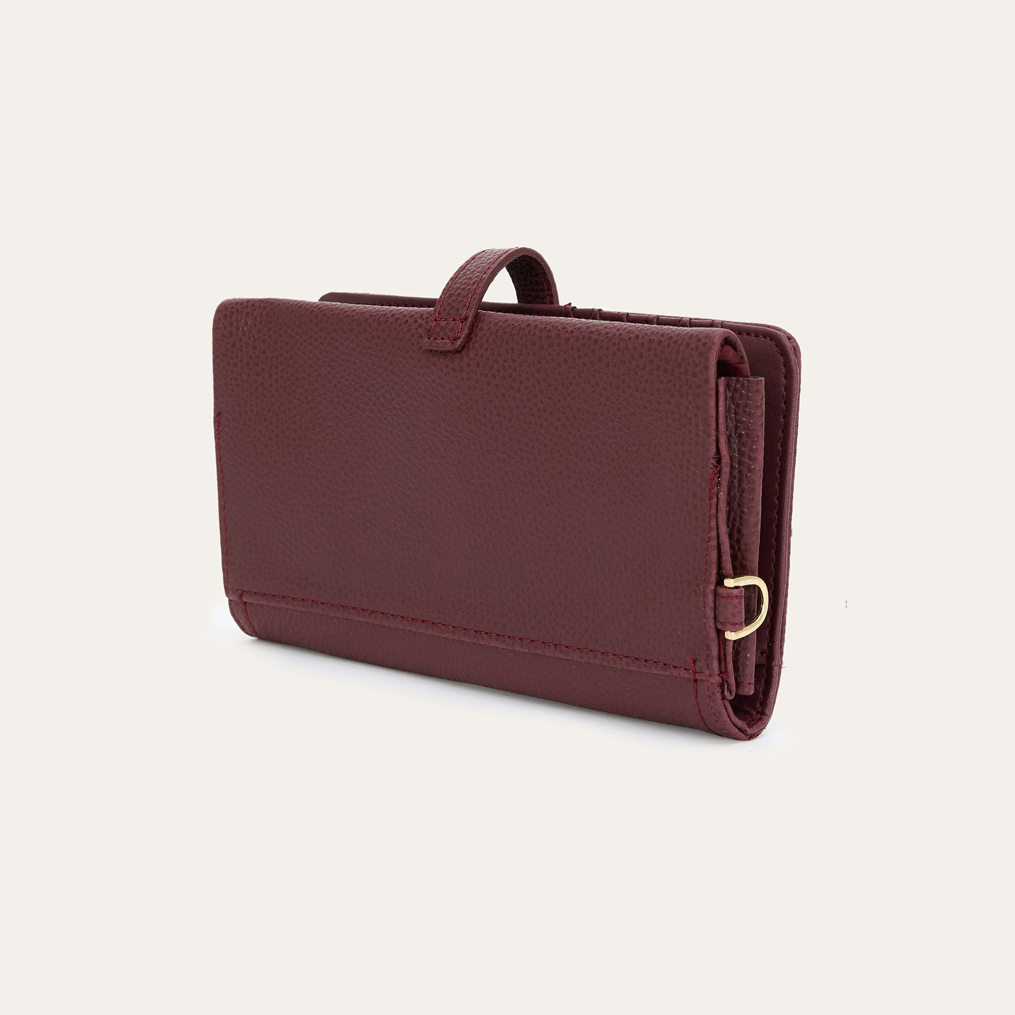 BİLEK ASKILI DERİ GÖRÜNÜMLÜ CÜZDAN