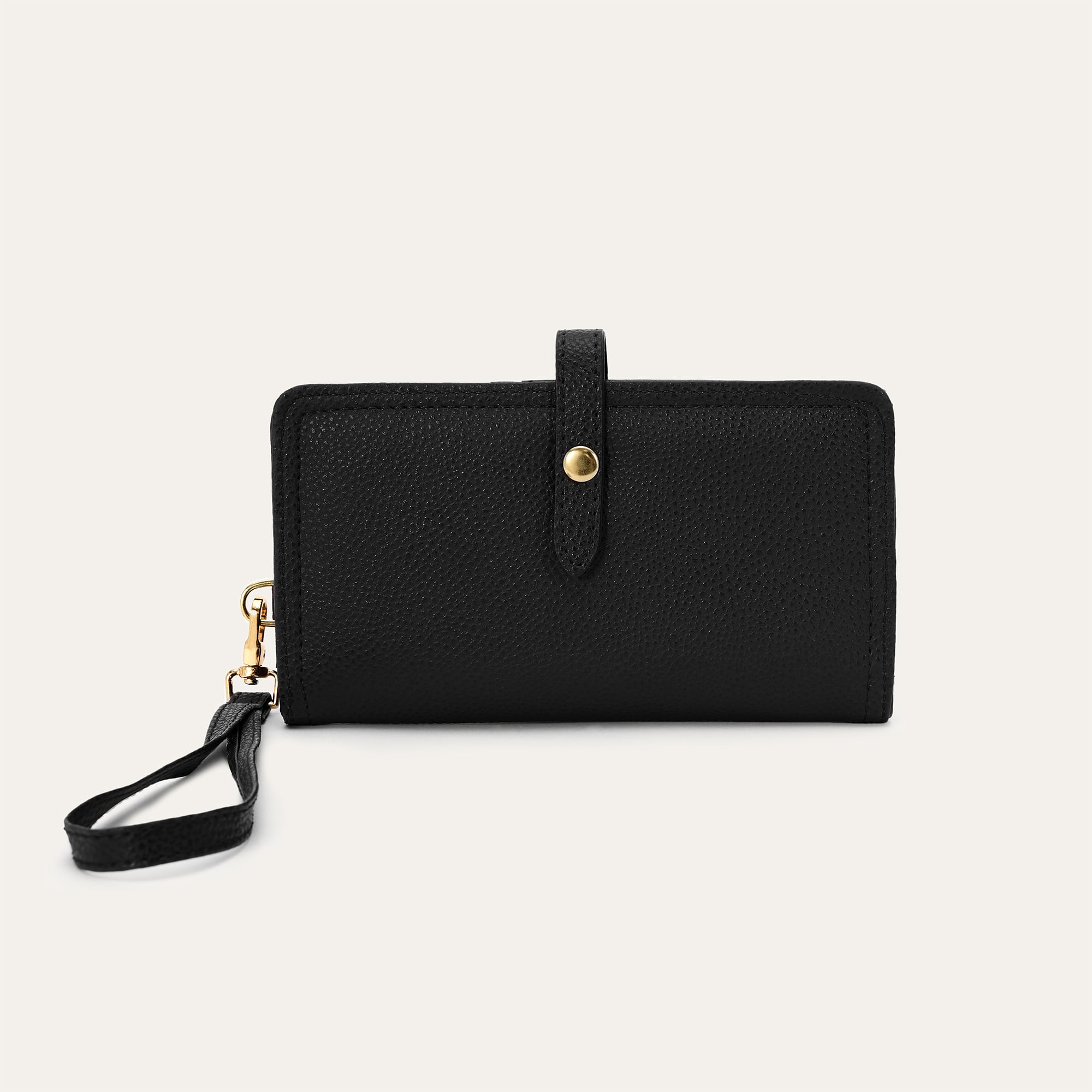 BİLEK ASKILI DERİ GÖRÜNÜMLÜ CÜZDAN