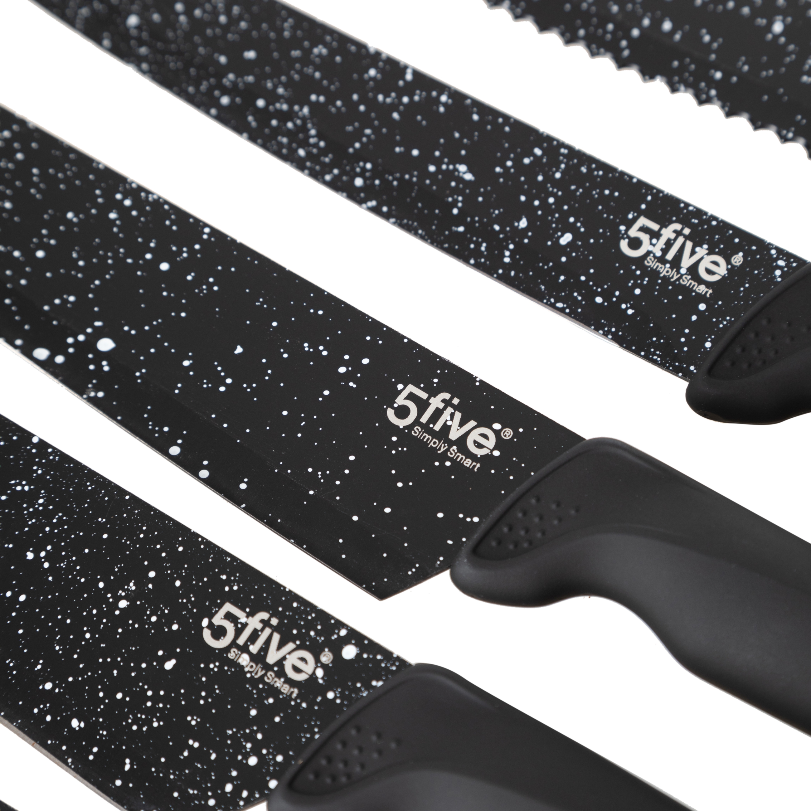 BLACK 6 BIÇAKLI STANDLI SET