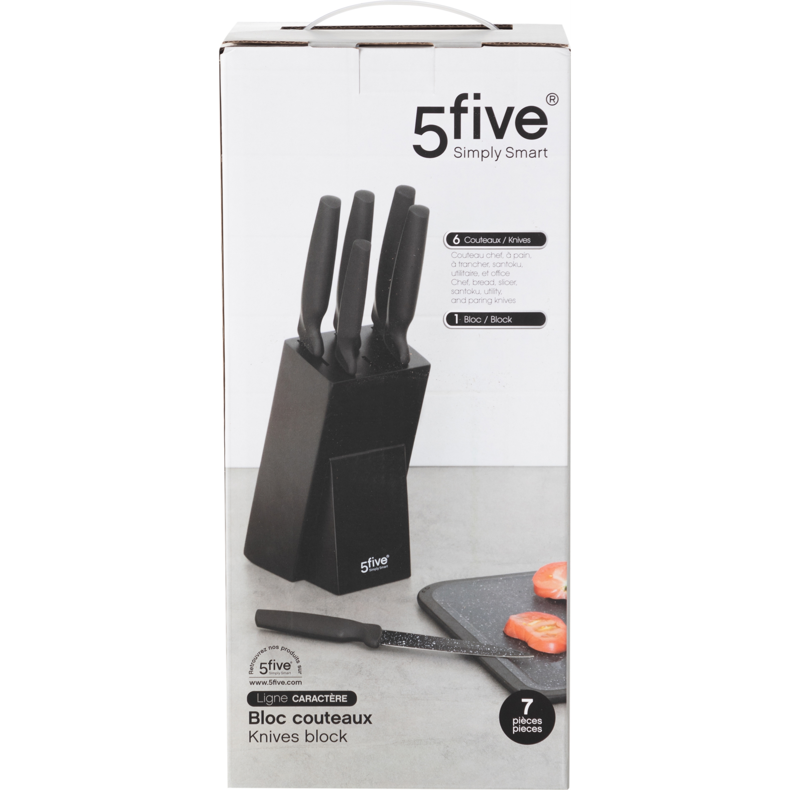 BLACK 6 BIÇAKLI STANDLI SET