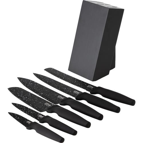  BLACK 6 BIÇAKLI STANDLI SET