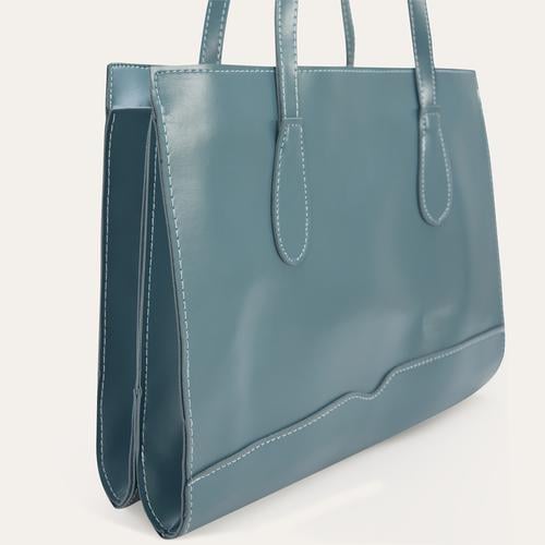 DERİ GÖRÜNÜMLÜ BÜYÜK TOTE ÇANTA