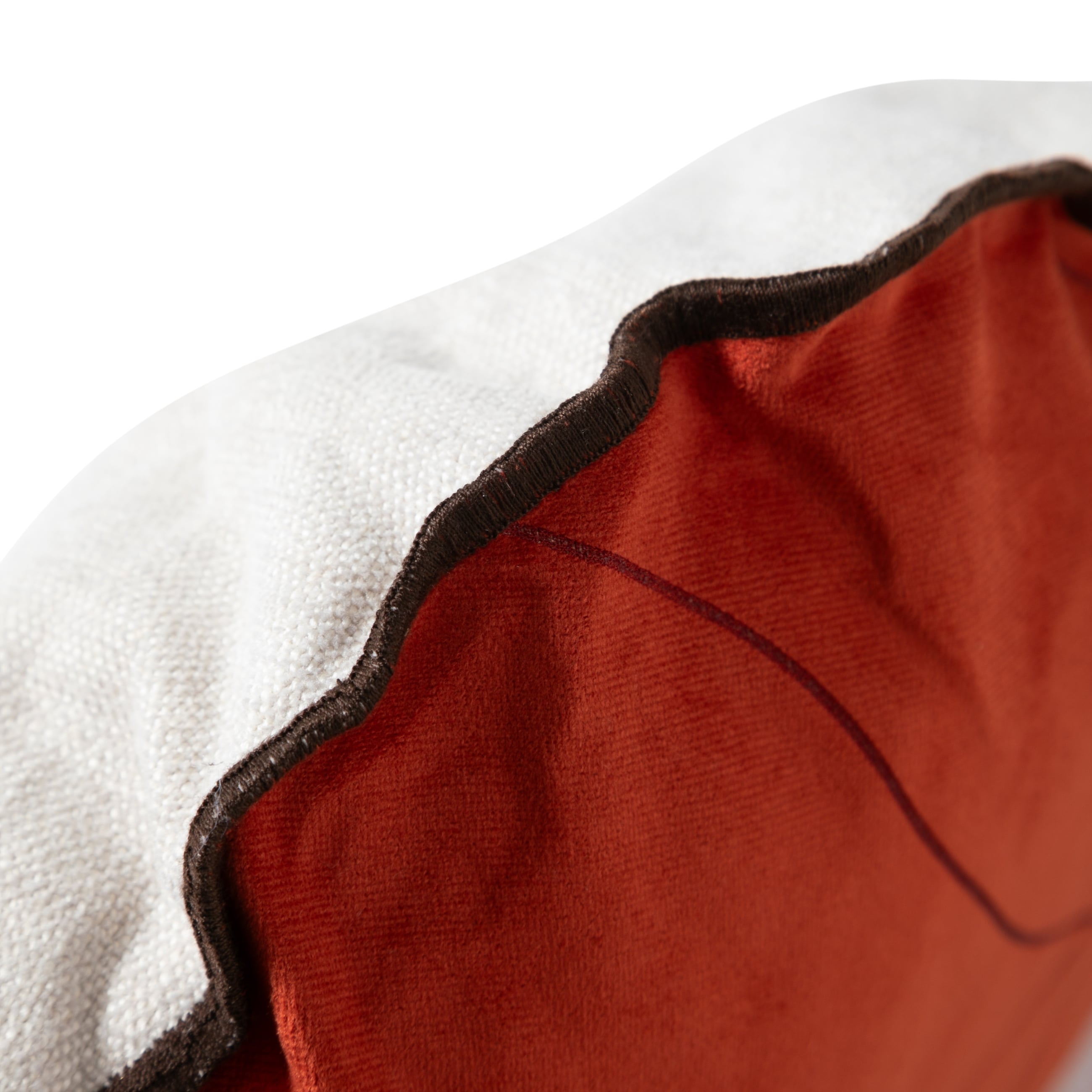 FROND YAPRAK KADİFE KIRLENT KİREMİT 55X40