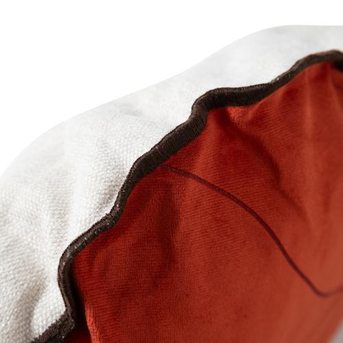  FROND YAPRAK KADİFE KIRLENT KİREMİT 55X40