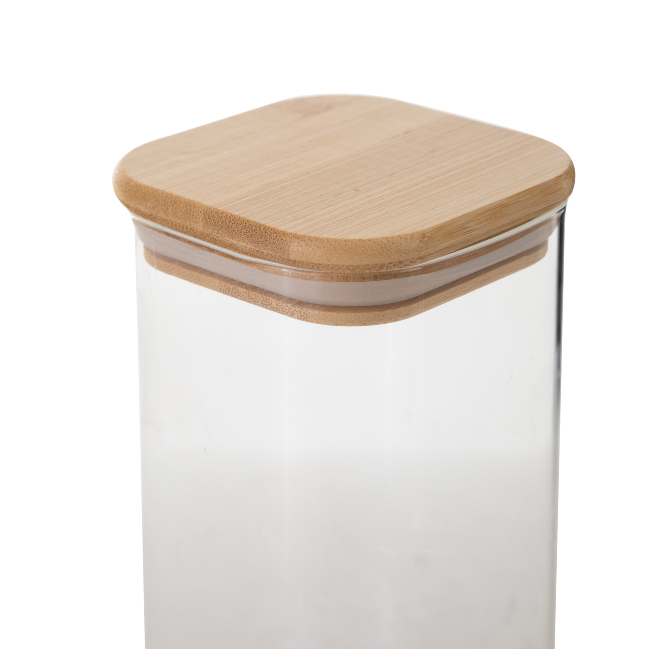 BOROSİLİKAT KARE KAVANOZ  800ML