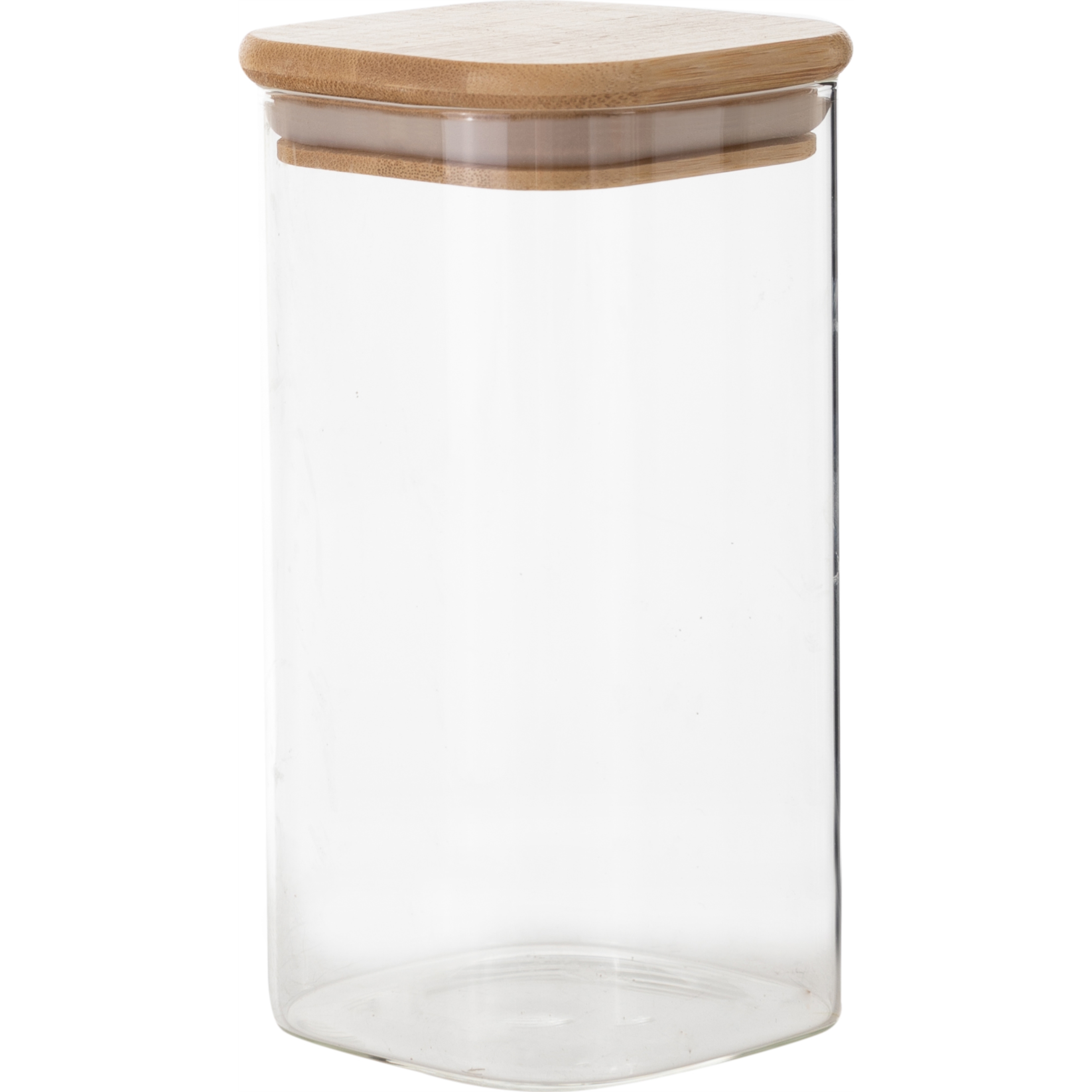 BOROSİLİKAT KARE KAVANOZ  800ML