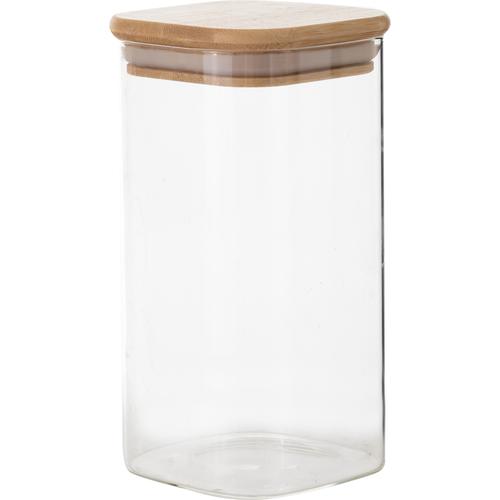  BOROSİLİKAT KARE KAVANOZ  800ML