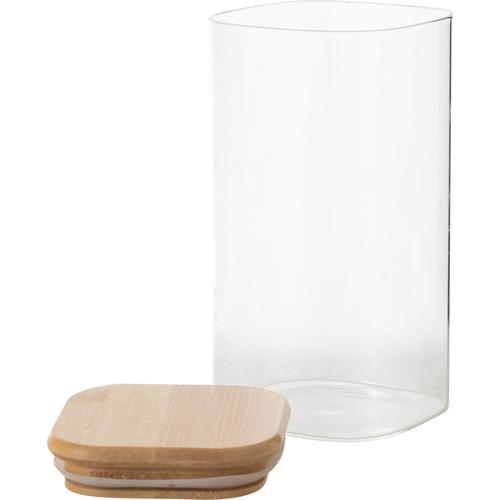  BOROSİLİKAT KARE KAVANOZ  800ML