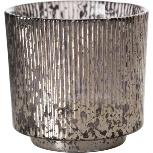  ANTIQUE ANTRASİT MUMLUK 10CM