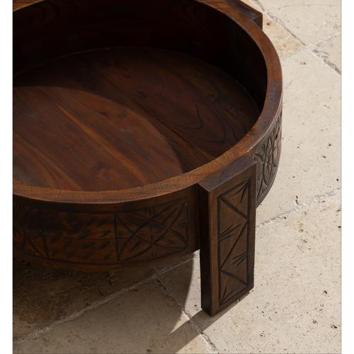  GUSTAVIA KAHVE SEHPASI KAHVERENGİ