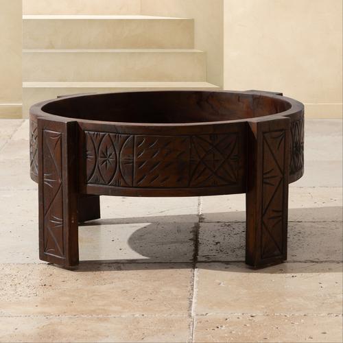 GUSTAVIA KAHVE SEHPASI KAHVERENGİ