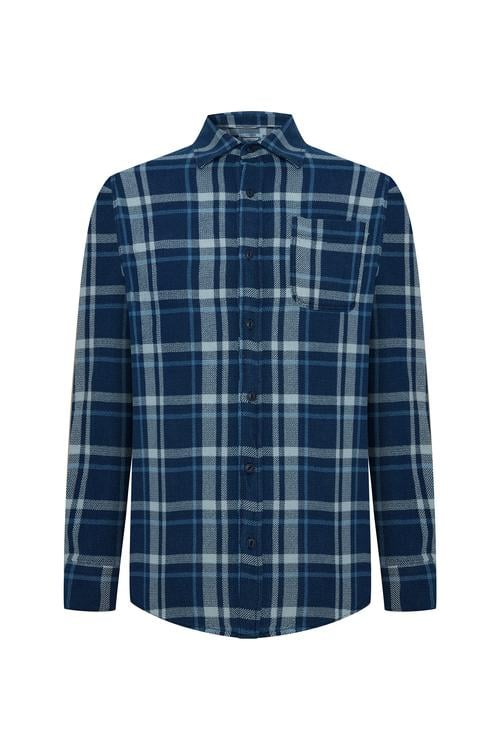 PAMUKLU EKOSELİ REGULAR FIT GÖMLEK