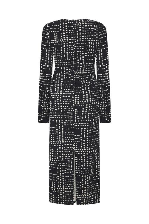 VİSKOZ MİDİ ELBİSE