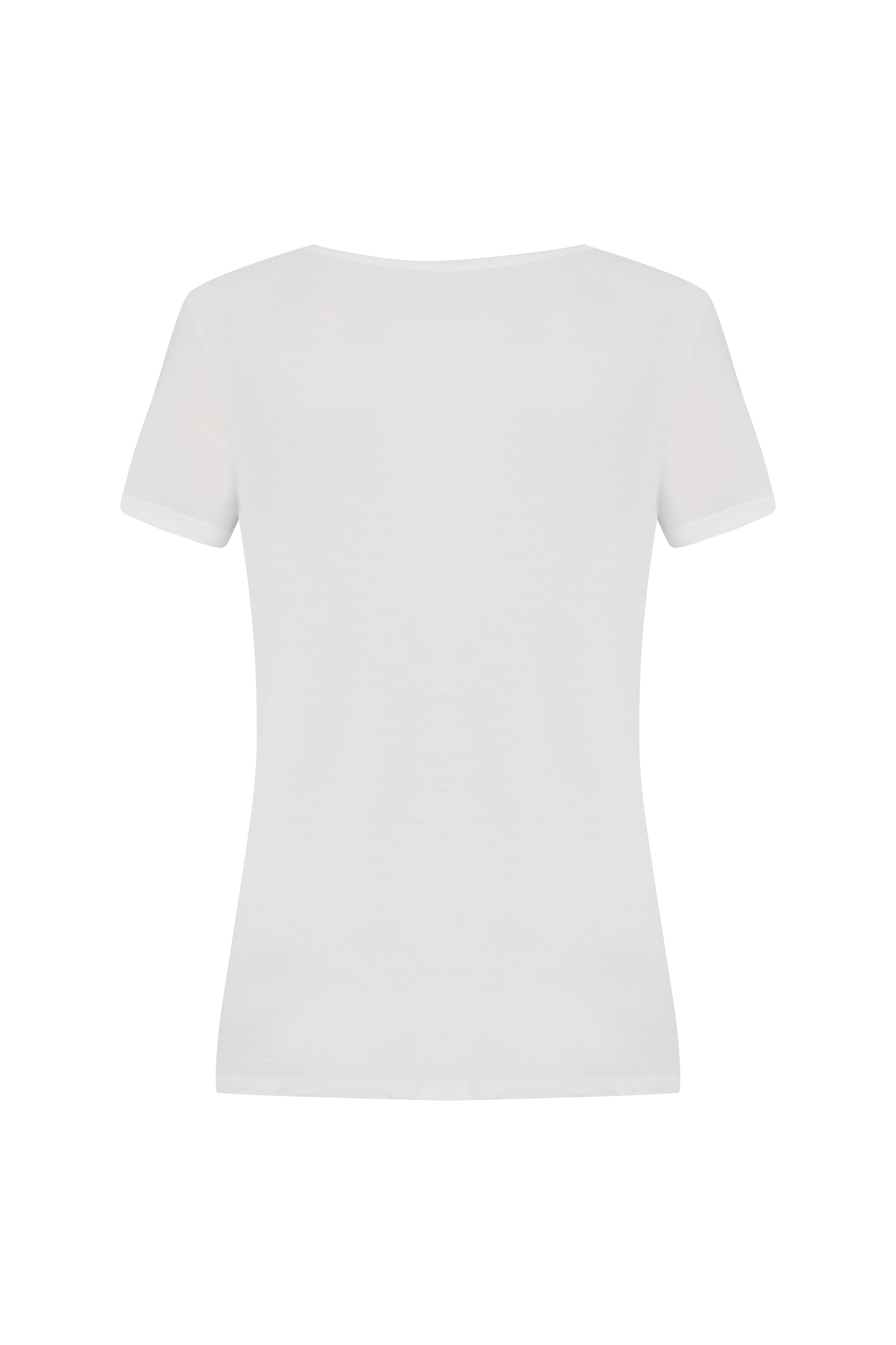 VİSKON BİSİKLET YAKA T-SHIRT