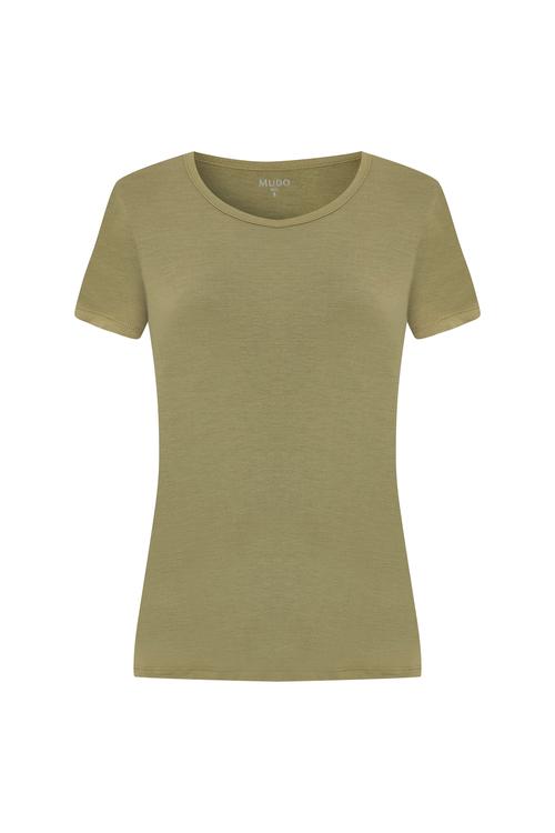 VİSKON BİSİKLET YAKA T-SHIRT