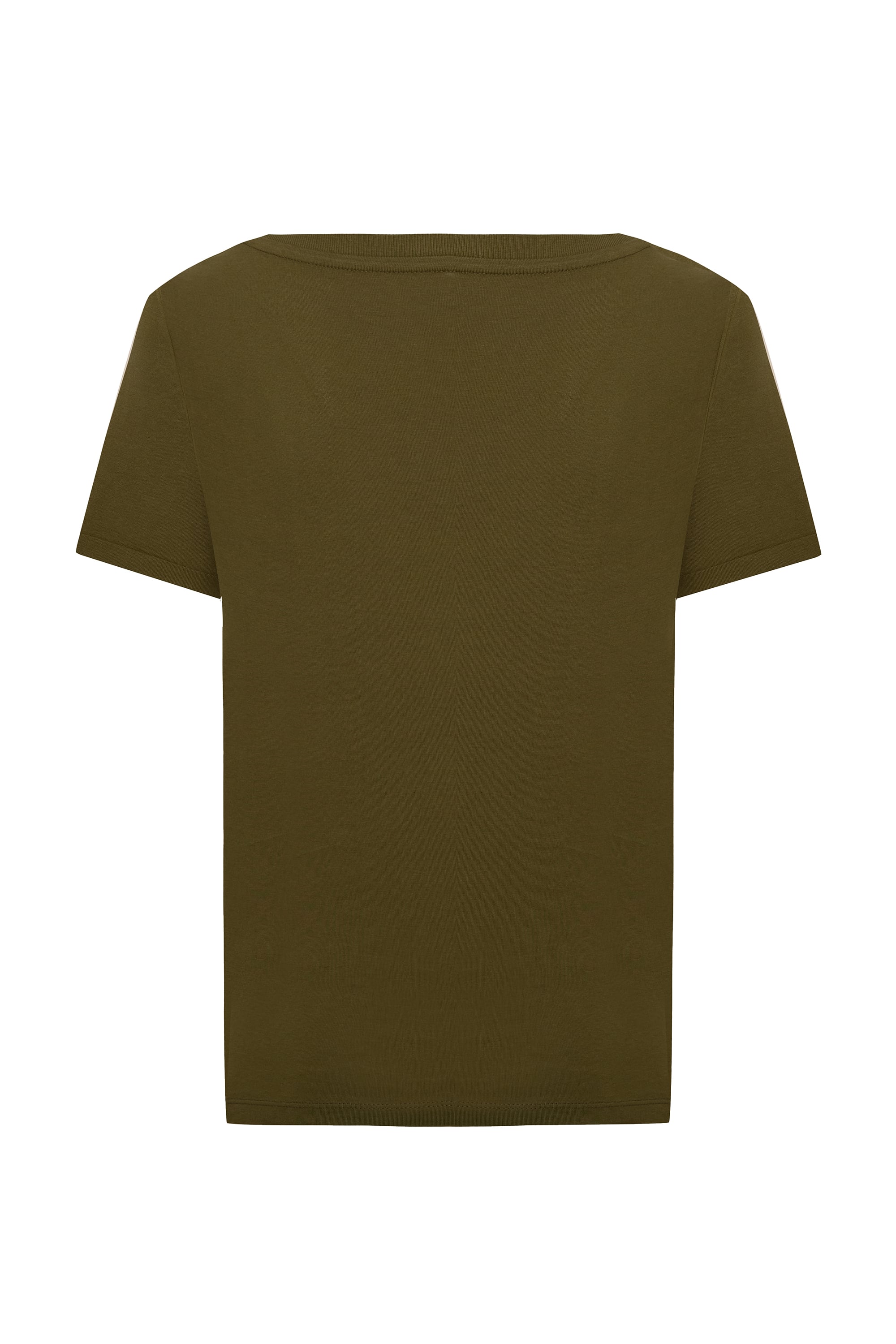 PAMUKLU V YAKA T-SHIRT