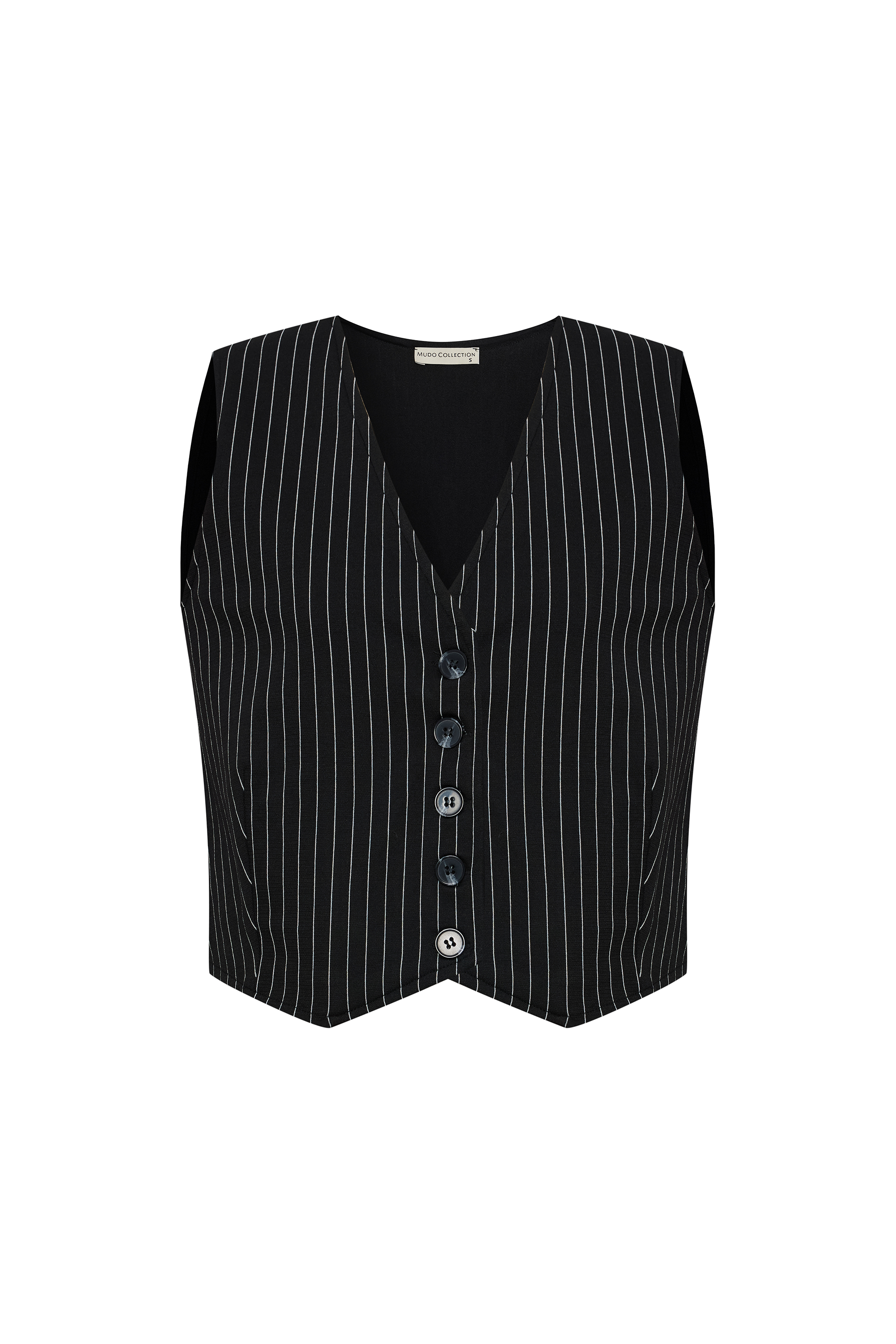 ÇİZGİLİ CASUAL YELEK